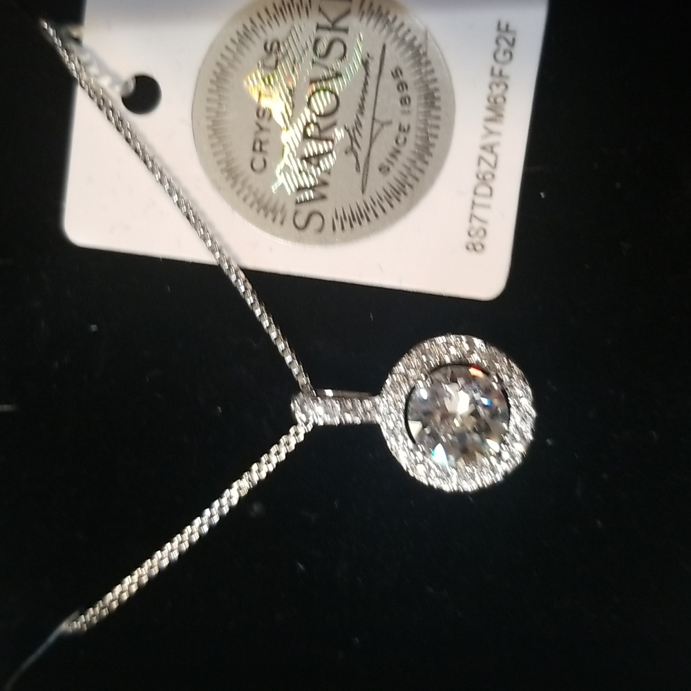 Nic & Syd pendant with genuine Swarovski crystals.
